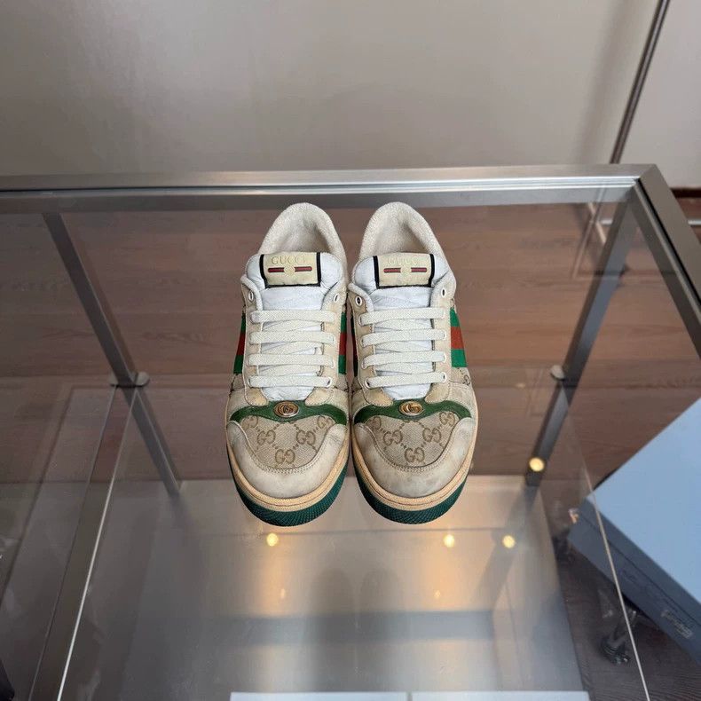 Gucci Gucci White Green Sneakers Size UK8 Size US 9 / EU 42 - 3 Thumbnail