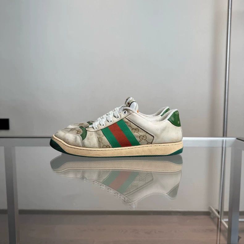 Gucci Gucci White Green Sneakers Size UK8 Size US 9 / EU 42 - 4 Thumbnail