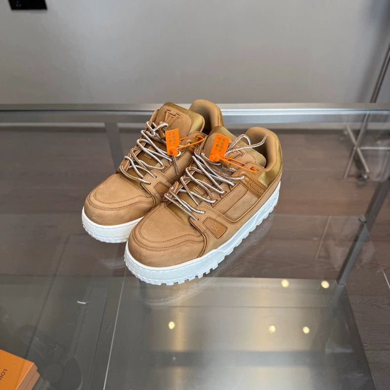 Louis Vuitton Louis Vuitton LV Trainer Maxi Brown Sneakers Size US 8 / EU 41 - 3 Thumbnail
