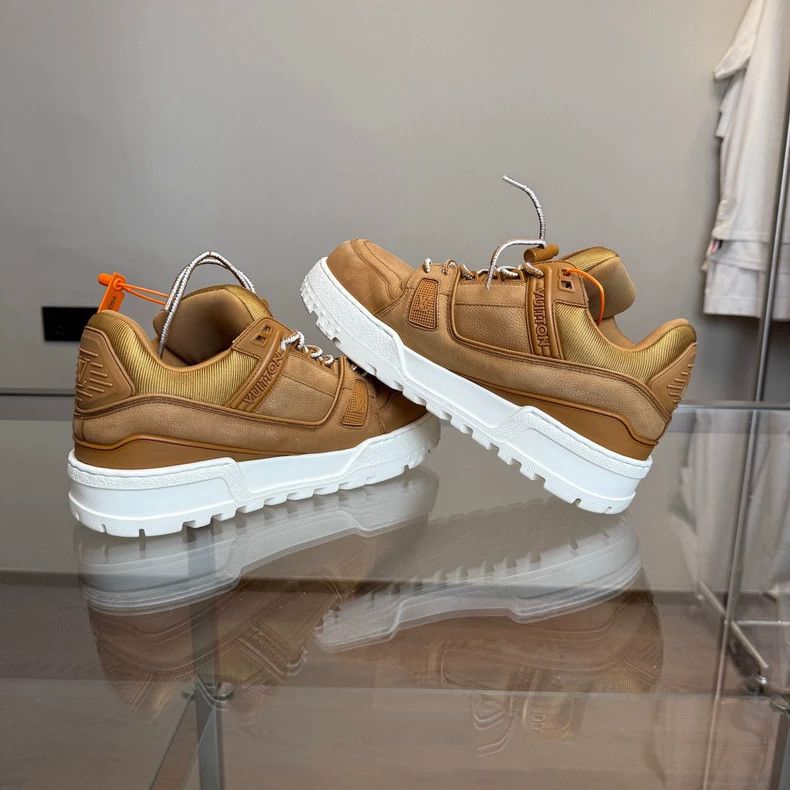 Louis Vuitton Louis Vuitton LV Trainer Maxi Brown Sneakers Size US 8 / EU 41 - 6 Thumbnail