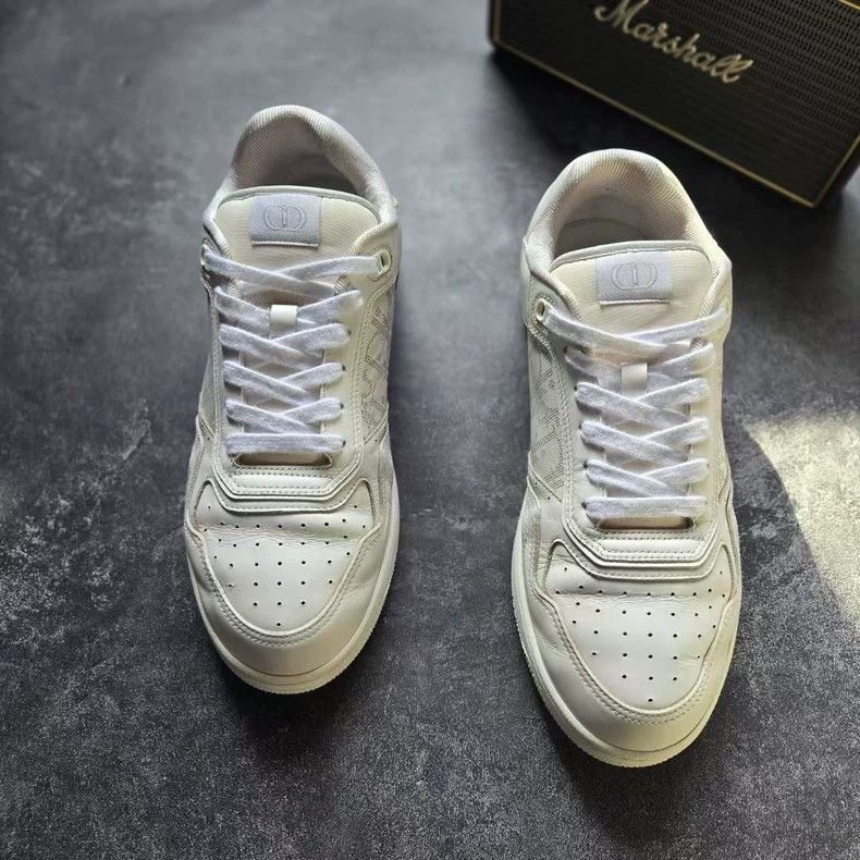 Dior DIOR B27 White Printed Sneakers Size 44 Size US 10 / EU 43 - 3 Thumbnail