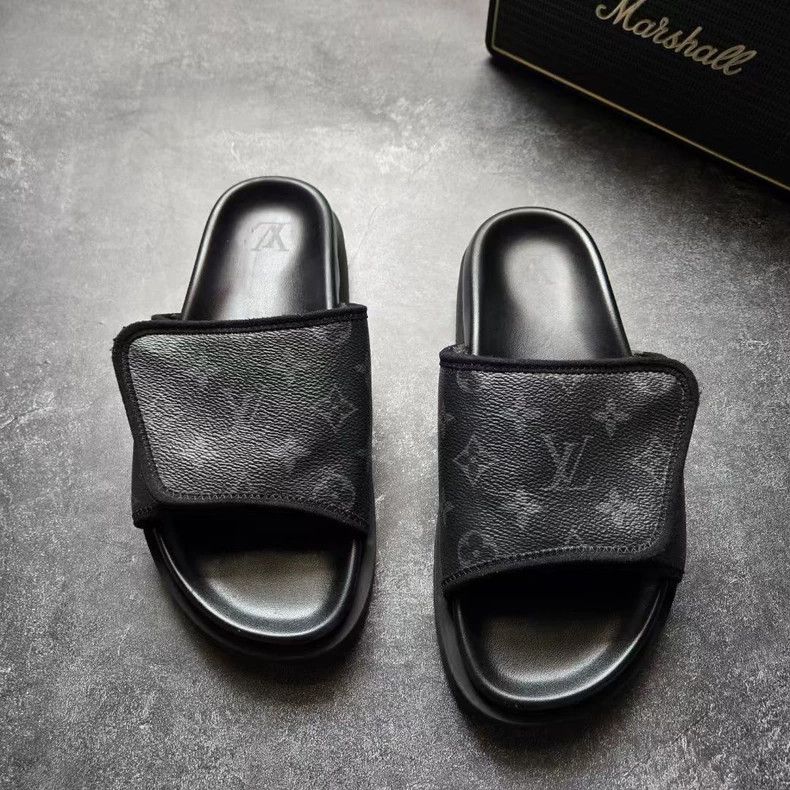 Louis Vuitton Louis Vuitton Miami Black Slide Sandals Size 41 Size US 8.5 / EU 41-42 - 3 Thumbnail
