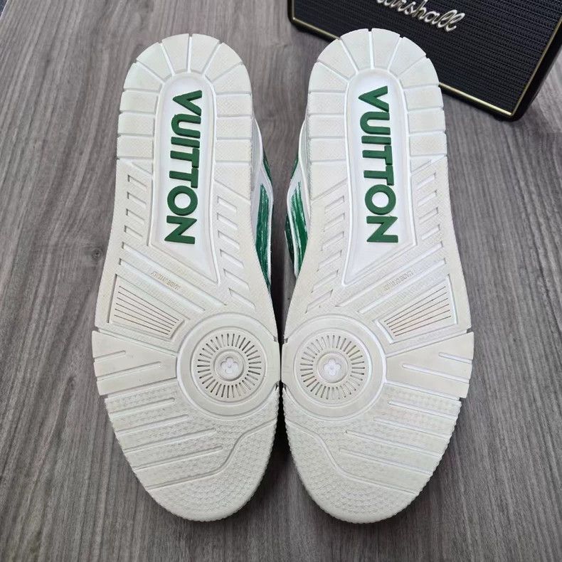 Louis Vuitton LOUIS VUITTON LV TRAINER Green White Sneakers Size US 8.5 / EU 41-42 - 7 Thumbnail