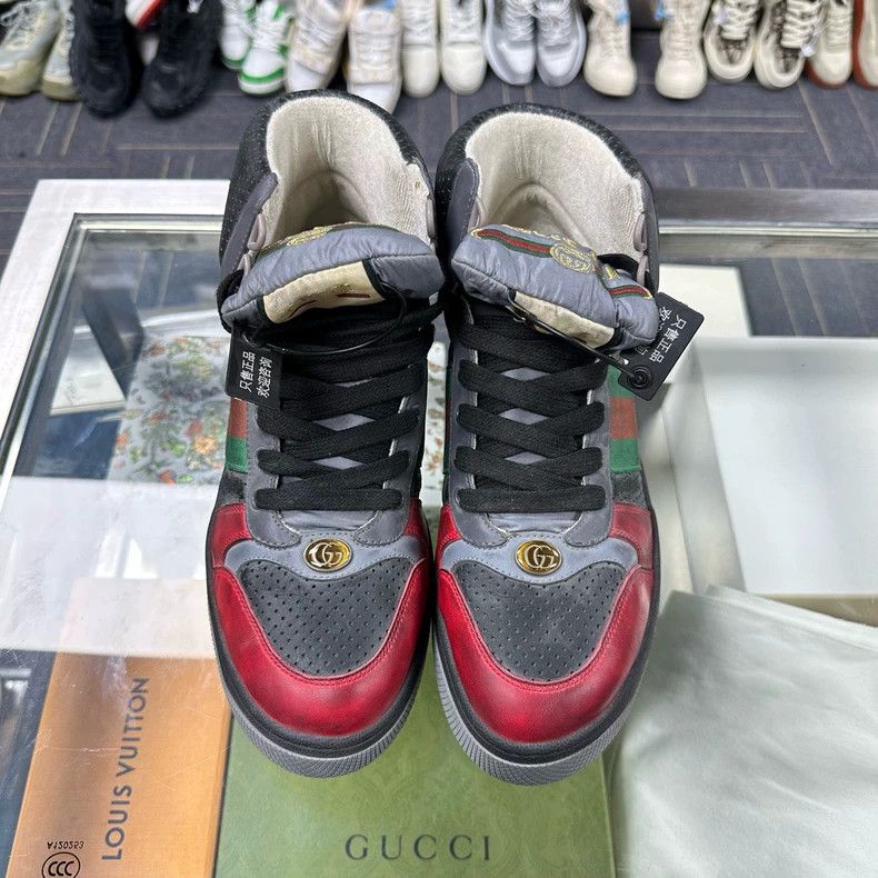 Gucci GUCCI High Top Dirty Shoes UK/6 Size Size US 8 / EU 41 - 2 Thumbnail