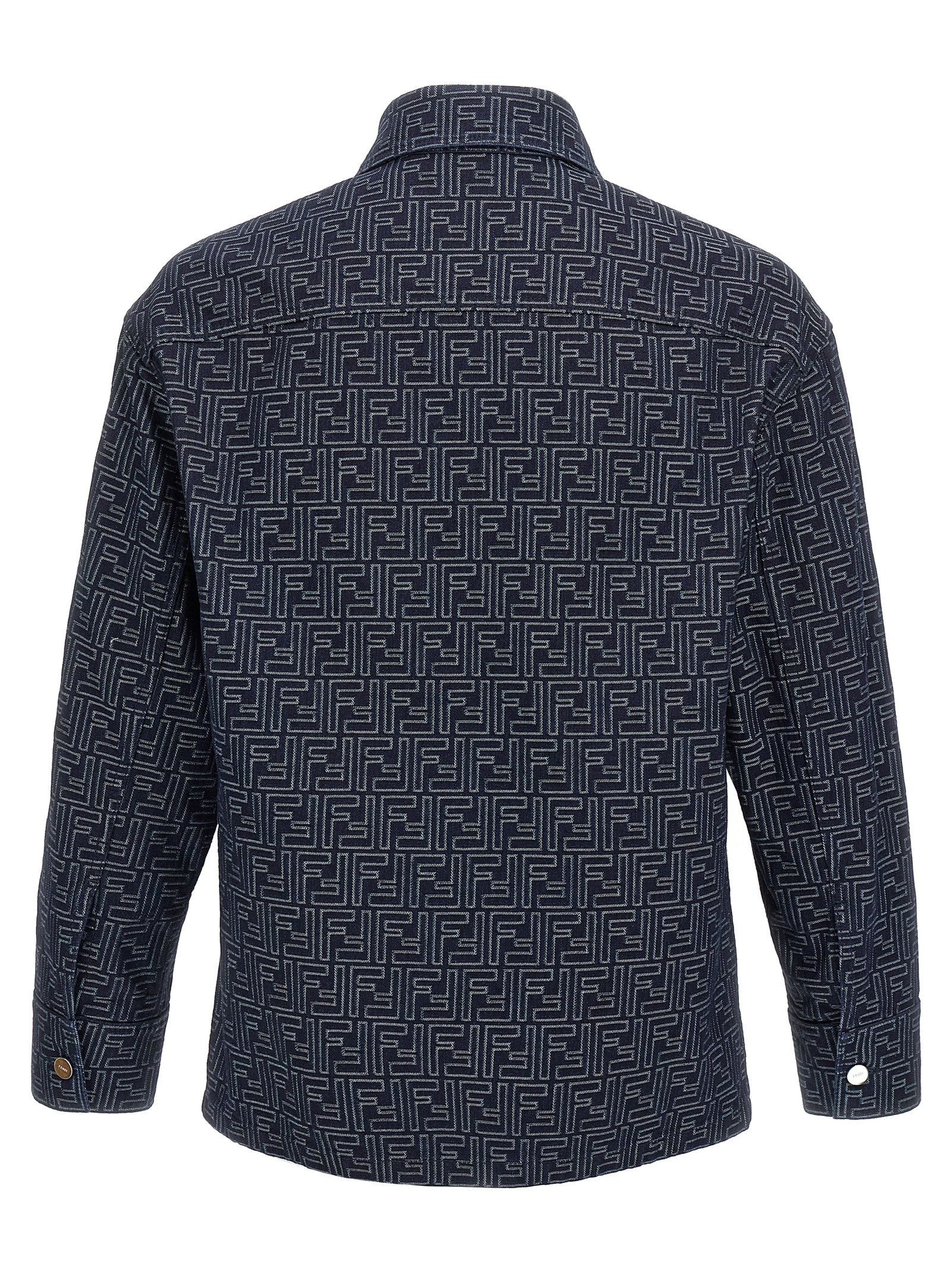 Fendi Overshirt Denim Ff Size US M / EU 48-50 / 2 - 2 Thumbnail
