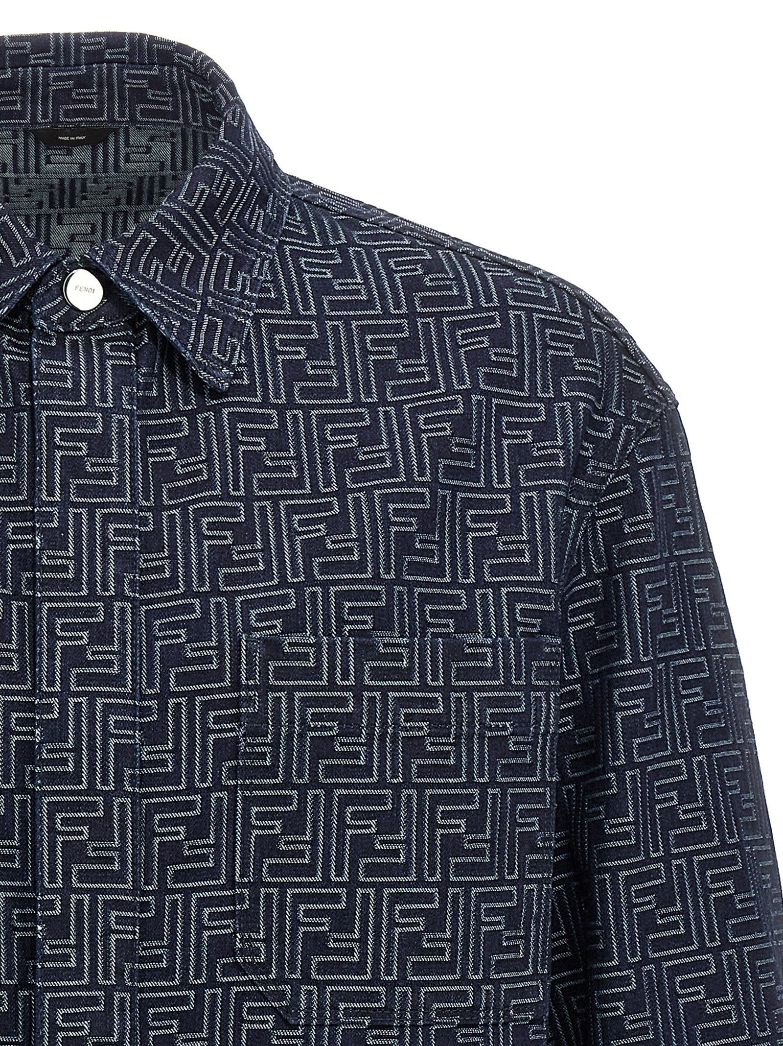 Fendi Overshirt Denim Ff Size US M / EU 48-50 / 2 - 3 Thumbnail