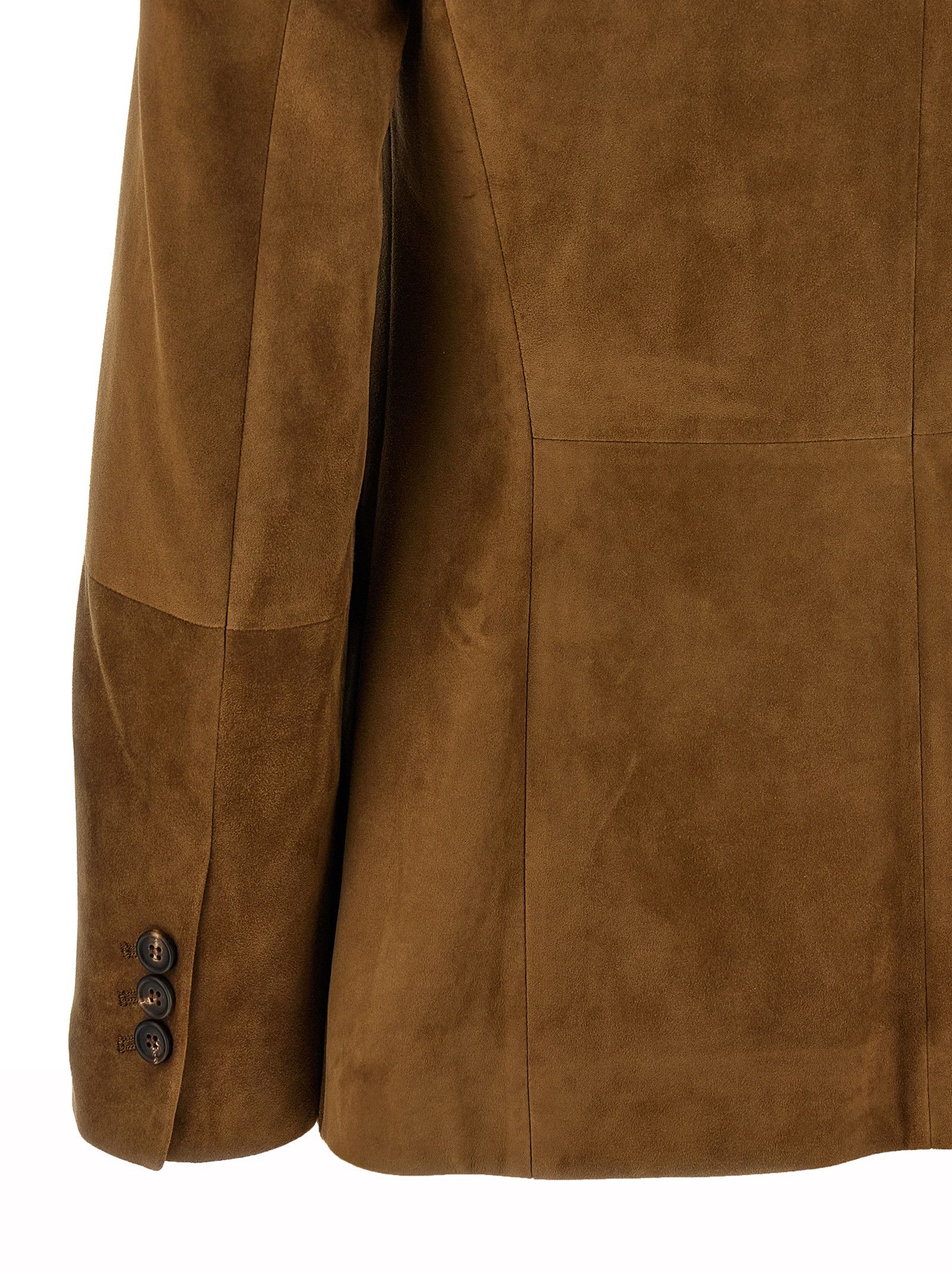 Brunello Cucinelli Suede Blazer Size S / US 4 / IT 40 - 4 Thumbnail