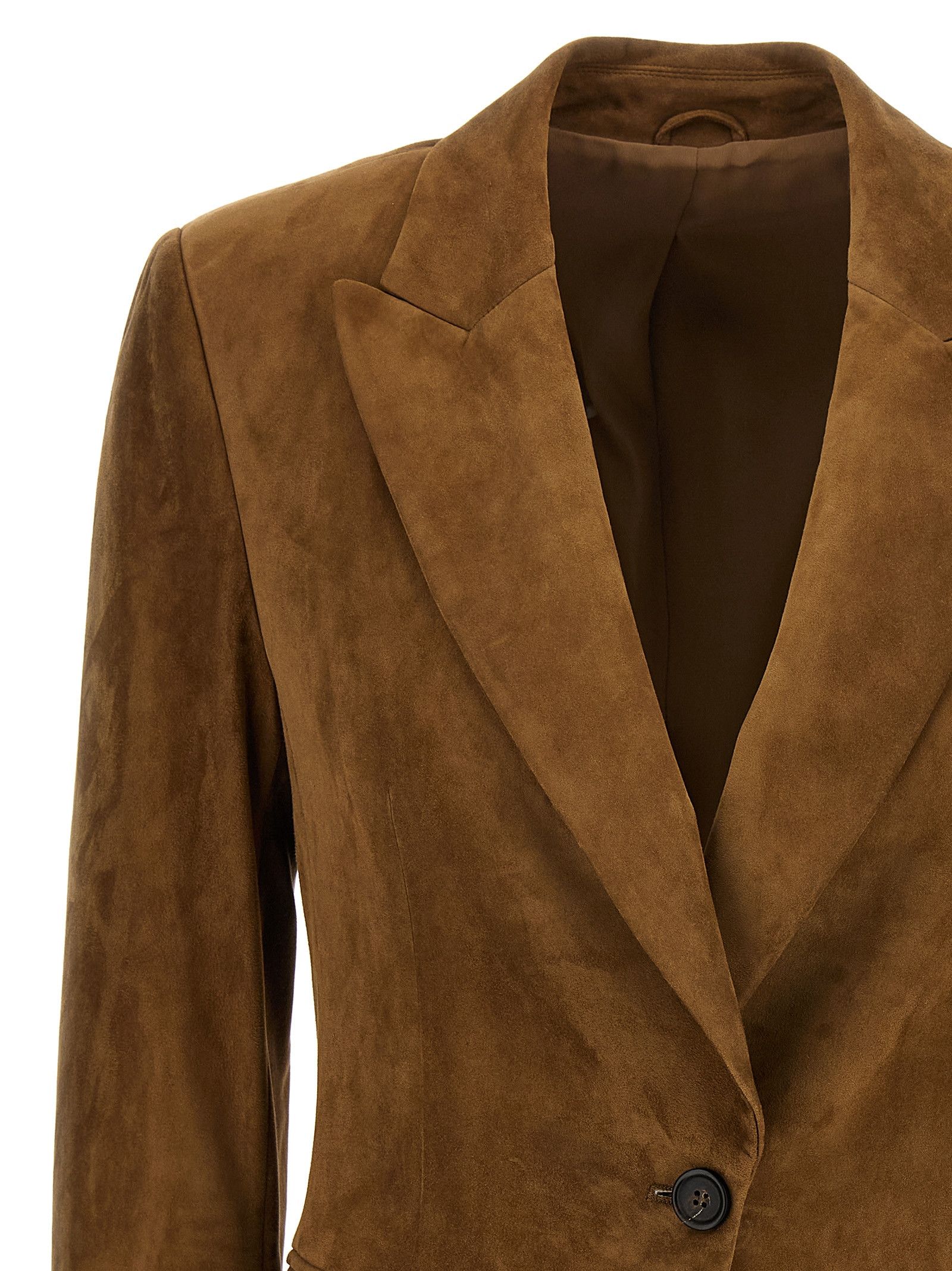 Brunello Cucinelli Suede Blazer Size S / US 4 / IT 40 - 3 Thumbnail