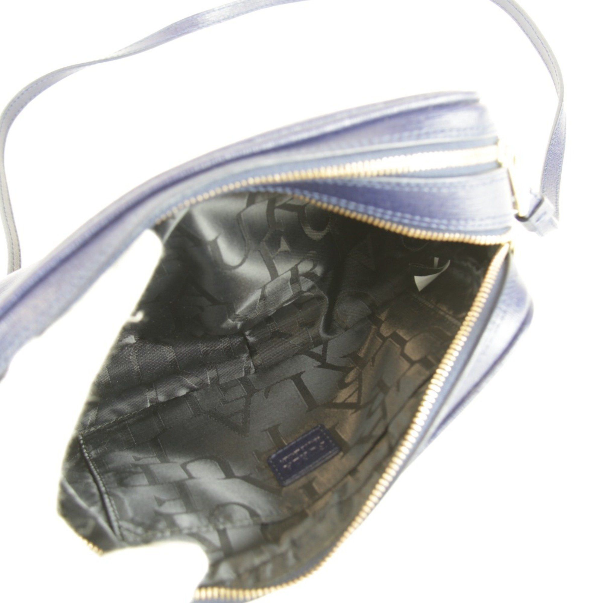 Furla Furla Shoulder Bag Double Zip Blue Leather Women's Size ONE SIZE - 7 Thumbnail