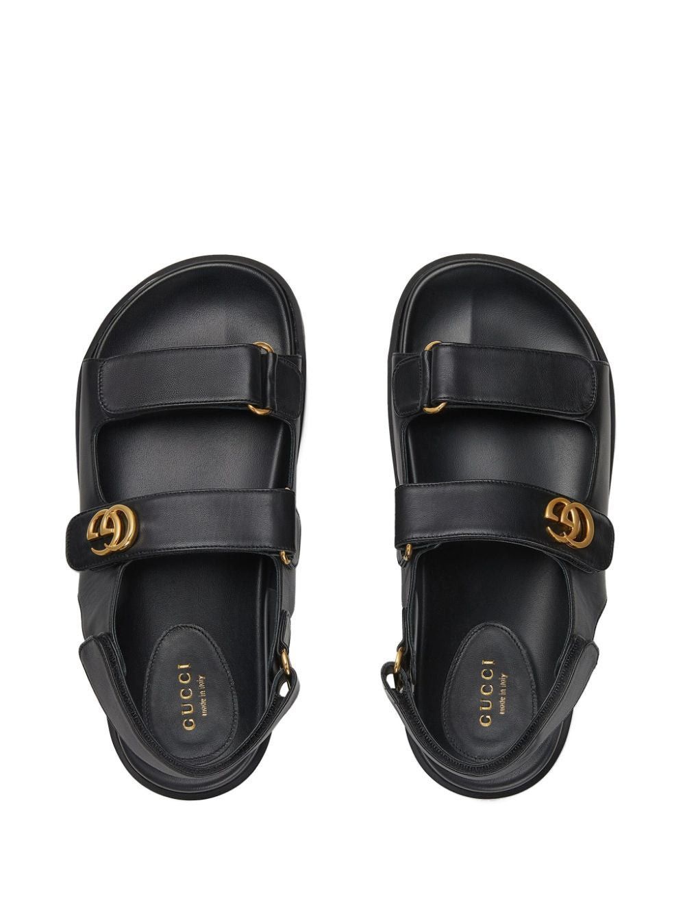 Gucci double G leather sandal Size US 7 / IT 37 - 2 Thumbnail