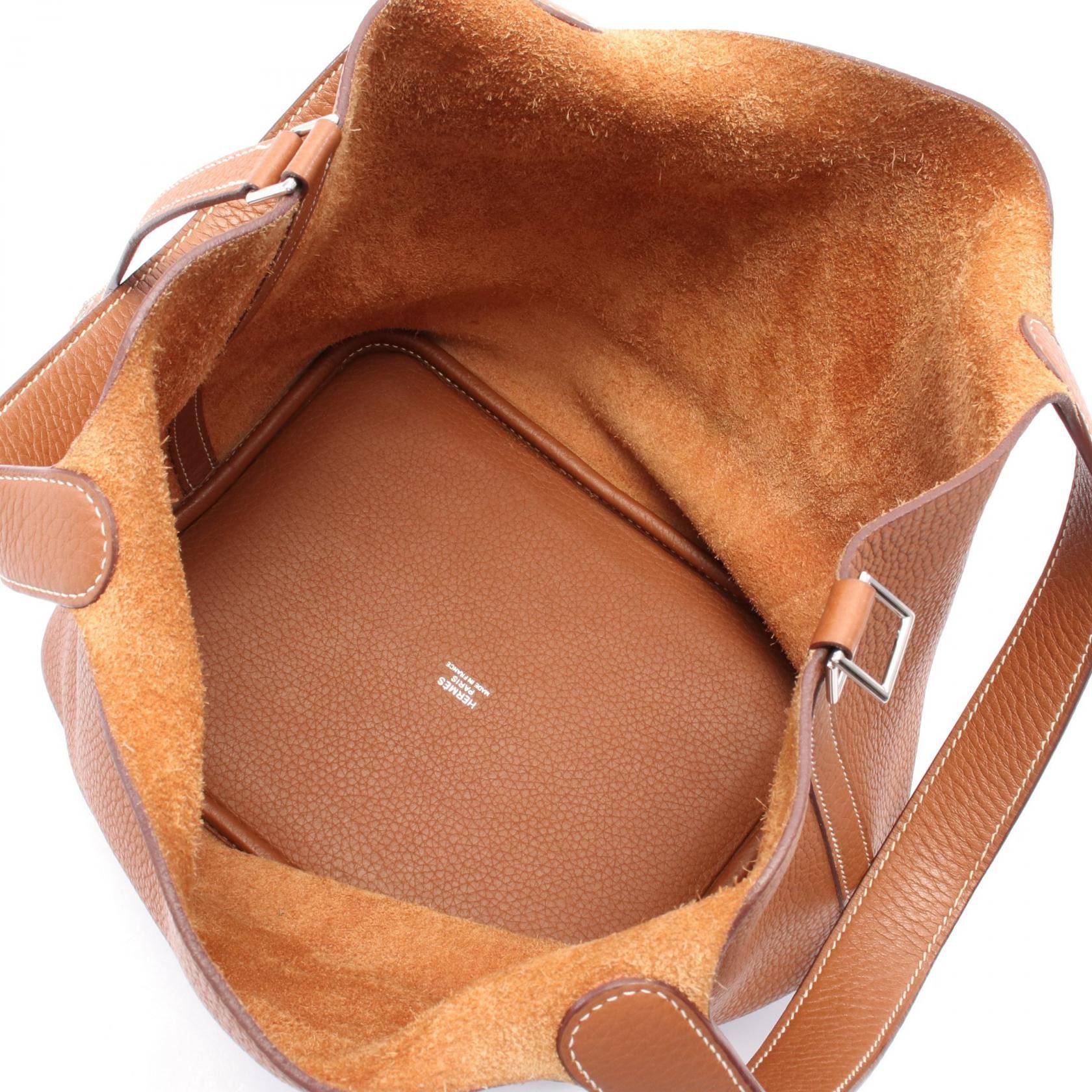 Hermes Hermes Hermes Picotin Lock MM Taurillon Clemence Handbag Leather Handbag Stamp C (2018) Size ONE SIZE - 3 Thumbnail