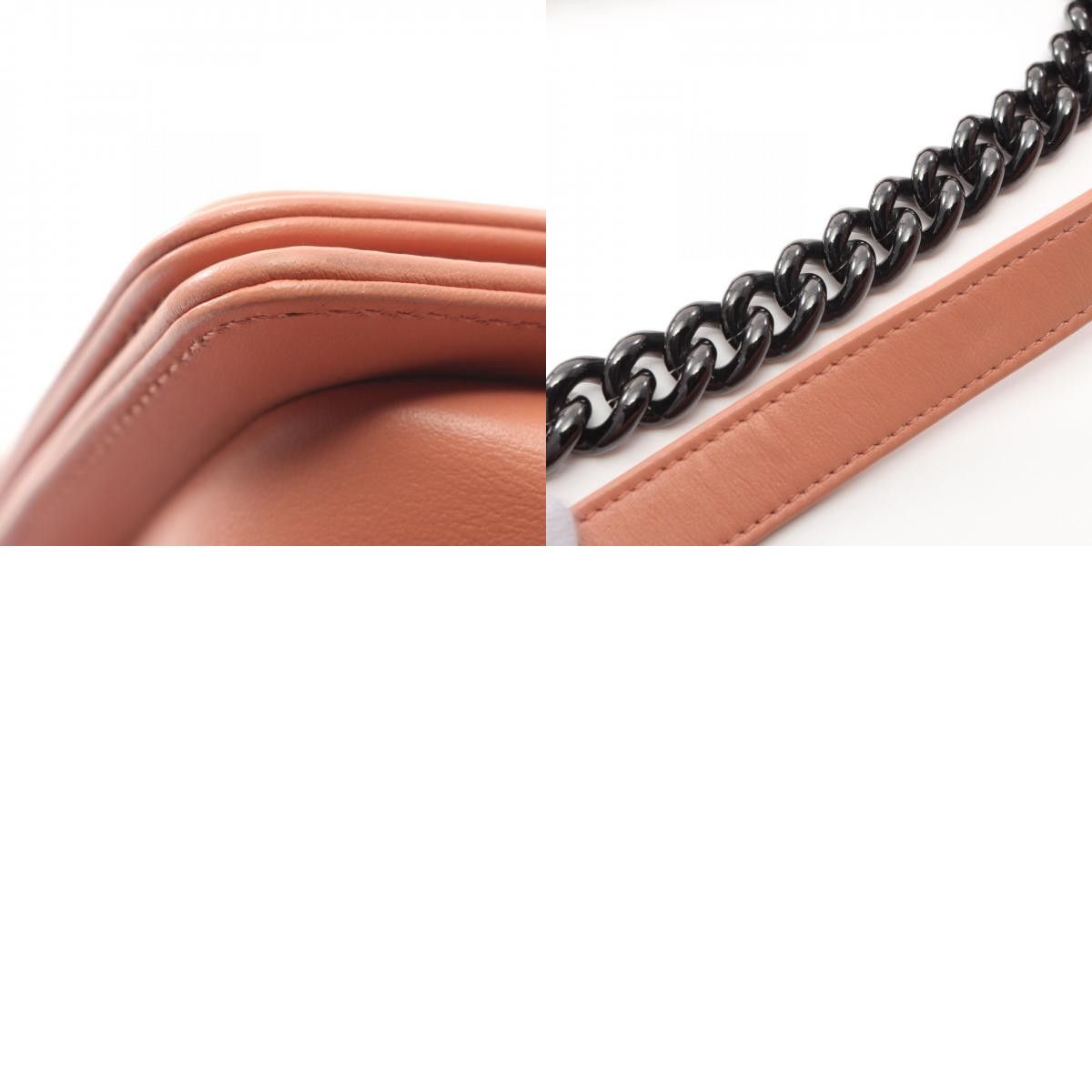 Chanel Chanel Chanel Boy Chanel Lambskin Shoulder Bag Leather Shoulder Bag A67085 Size ONE SIZE - 10 Thumbnail