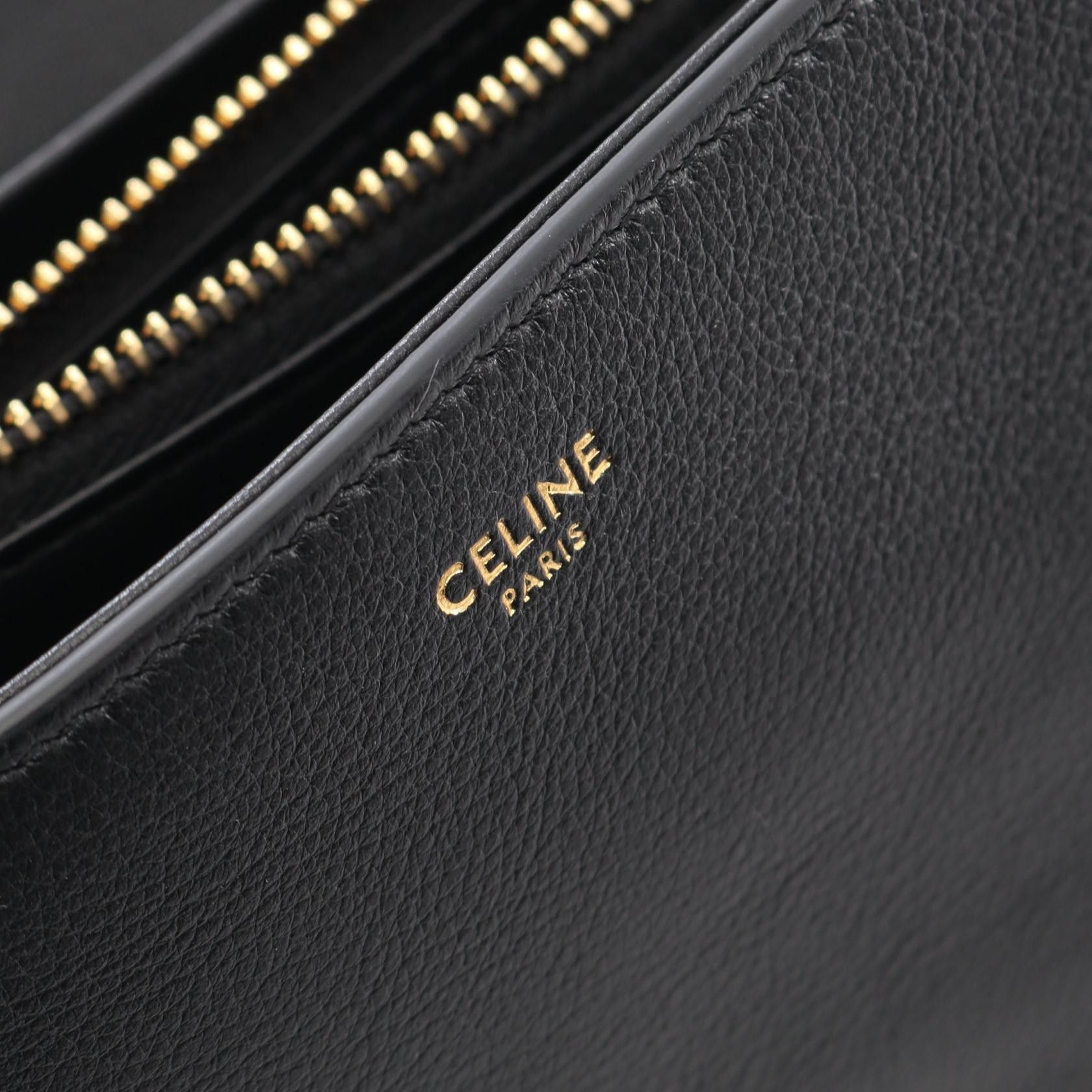Celine Celine Celine Victoire Medium Leather Shoulder Bag Leather Shoulder Bag 115853FDU38NO Size ONE SIZE - 4 Thumbnail