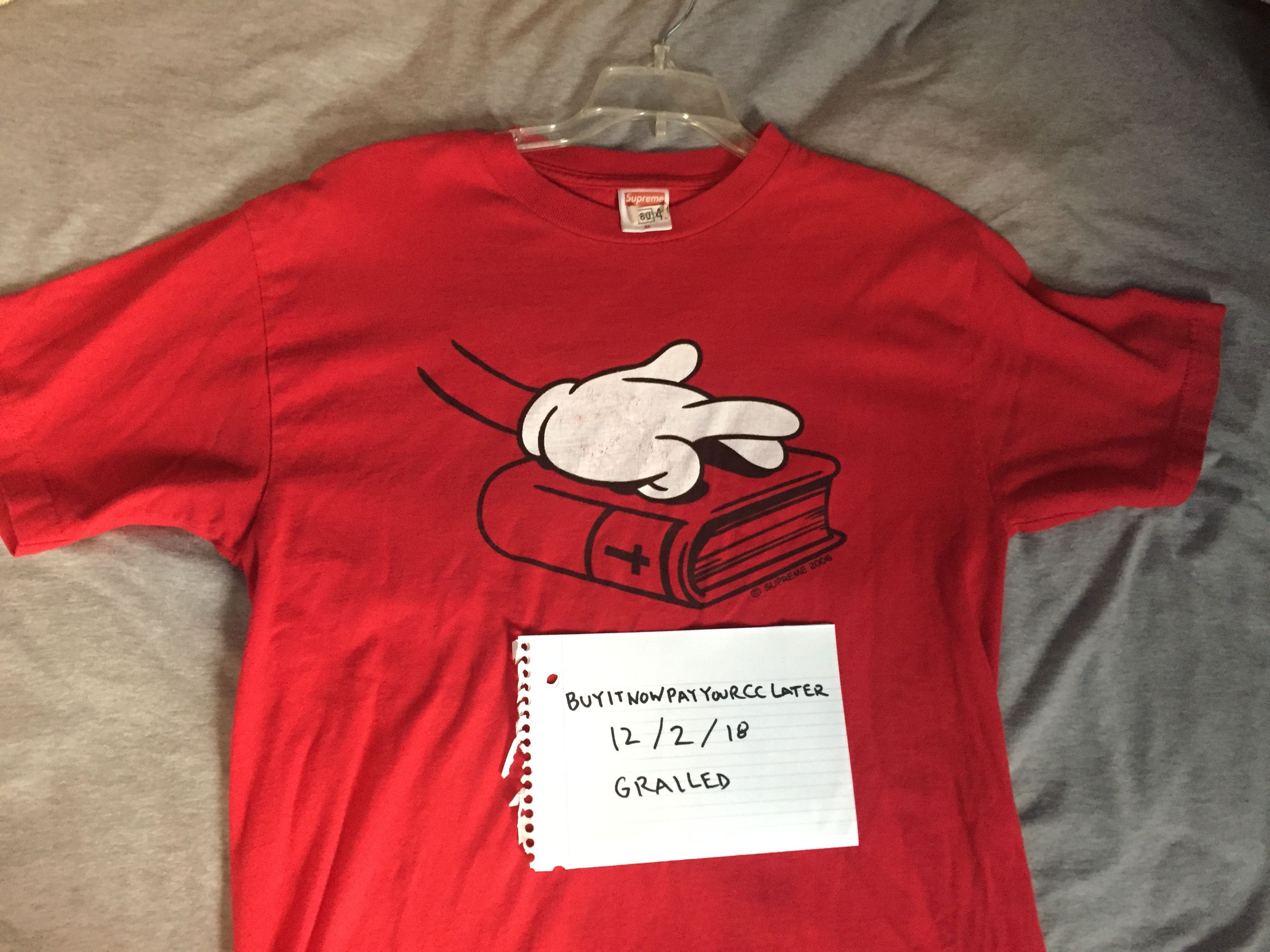 Supreme oath tee sales