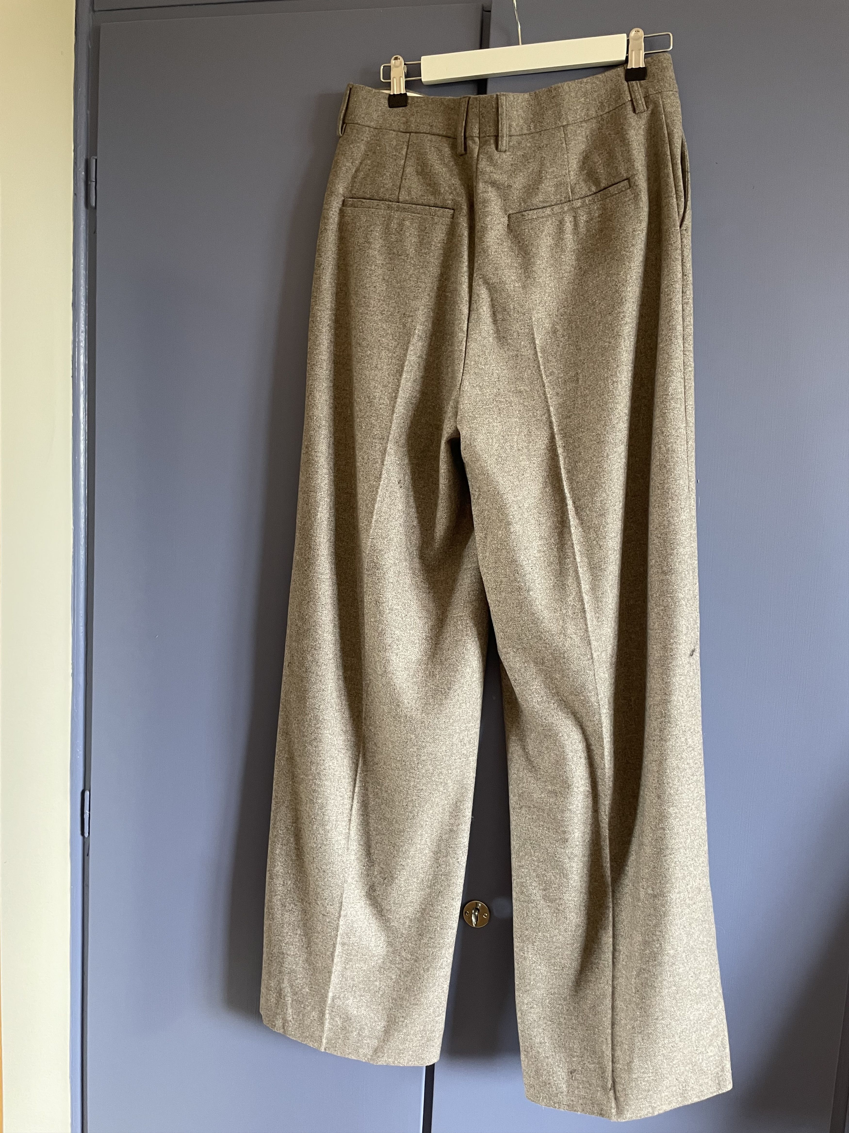 Filippa K Filippa K Wide Pleated Flannel Trousers Pants Size 26" / US 2 / IT 38 - 4 Thumbnail