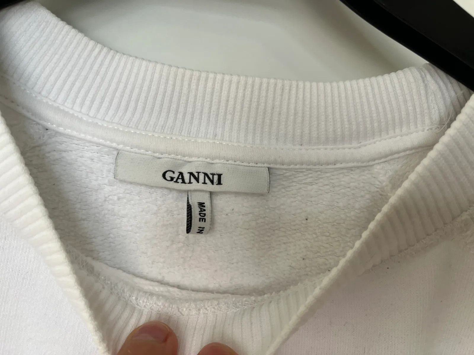Ganni Ganni Sweatshirt Size L / US 10 / IT 46 - 2 Thumbnail