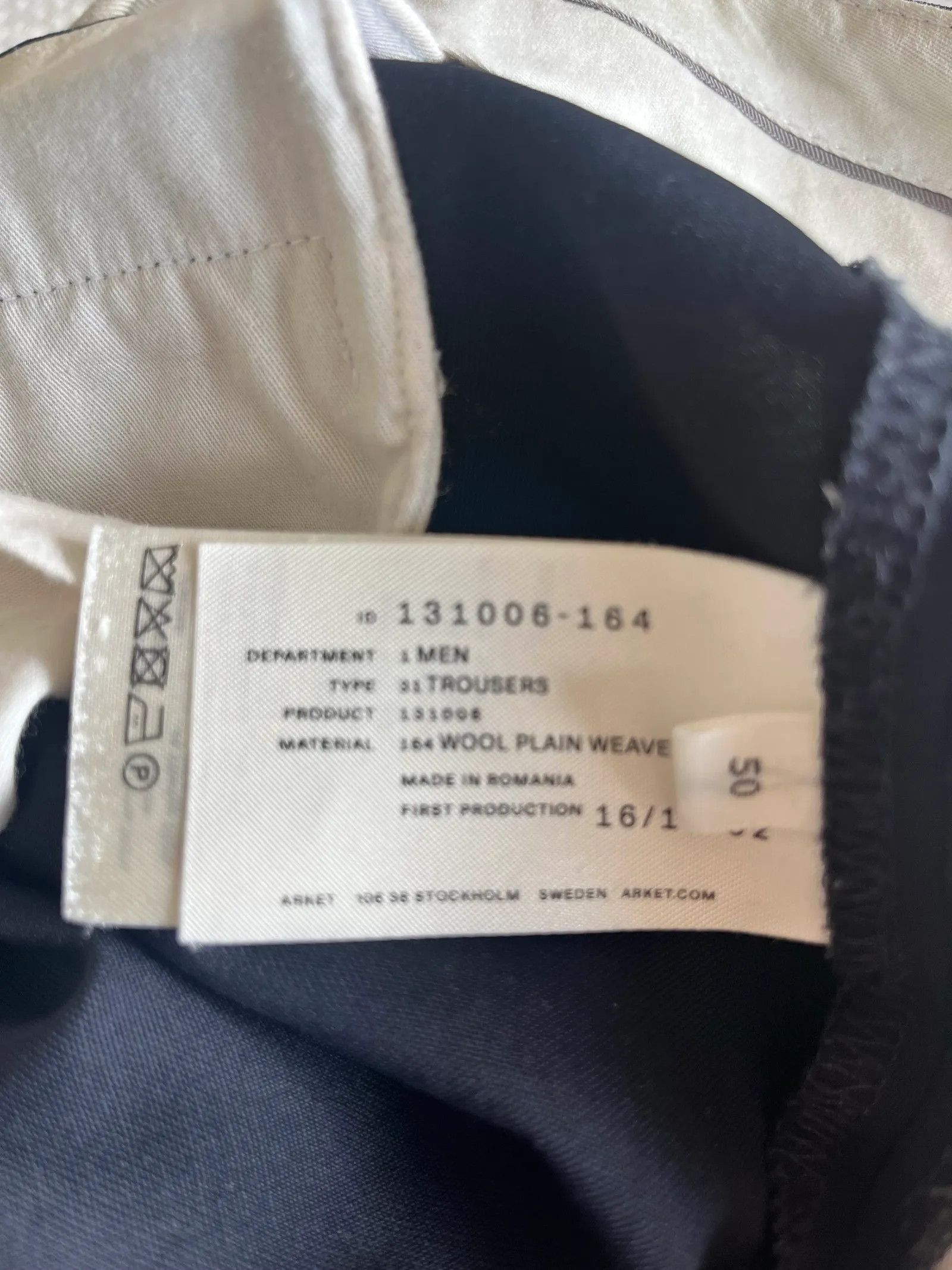 Arket Arket Marzotto Formal Trousers Size 42R - 3 Thumbnail