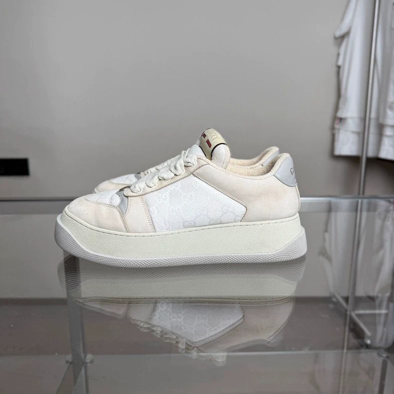 Gucci Gucci Beige Sneakers Size UK9.5 Size US 11.5 / EU 44-45 - 2 Thumbnail