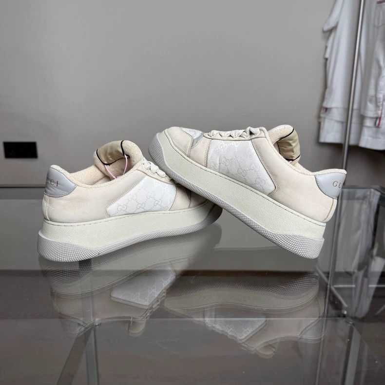 Gucci Gucci Beige Sneakers Size UK9.5 Size US 11.5 / EU 44-45 - 4 Thumbnail