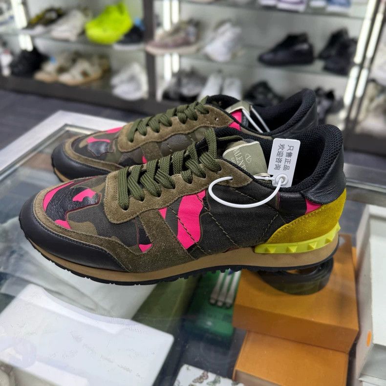 Valentino VALENTINO Camouflage Sneakers Size 40 Size US 7 / EU 40 - 2 Thumbnail
