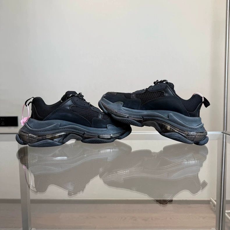 Balenciaga Balenciaga Triple S Sneakers Black Size 42 Size US 9 / EU 42 - 4 Thumbnail