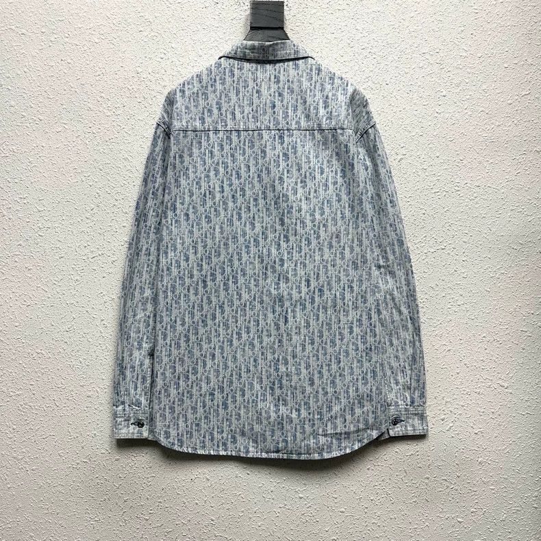 Dior Dior Oblique Print Long Sleeve Shirt Size US L / EU 52-54 / 3 - 2 Thumbnail