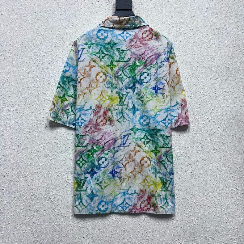 Louis Vuitton LOUIS VUITTON Crayon Logo Short Sleeve Shirt Size US XL / EU 56 / 4 - 2 Thumbnail