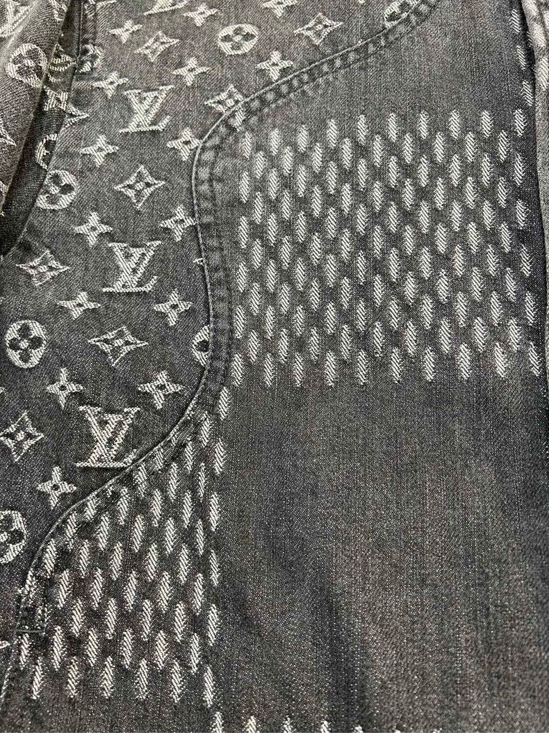 Louis Vuitton Louis Vuitton Denim Jacket Black NIGO Design Size US L / EU 52-54 / 3 - 5 Thumbnail