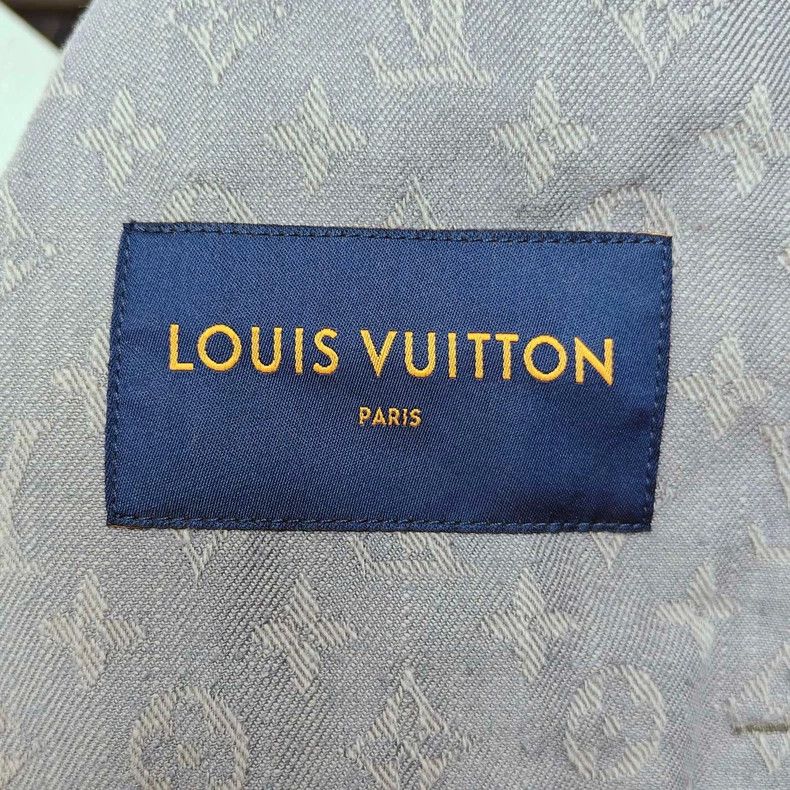Louis Vuitton Louis Vuitton Brown and Gray Denim Jacket Size US L / EU 52-54 / 3 - 4 Thumbnail