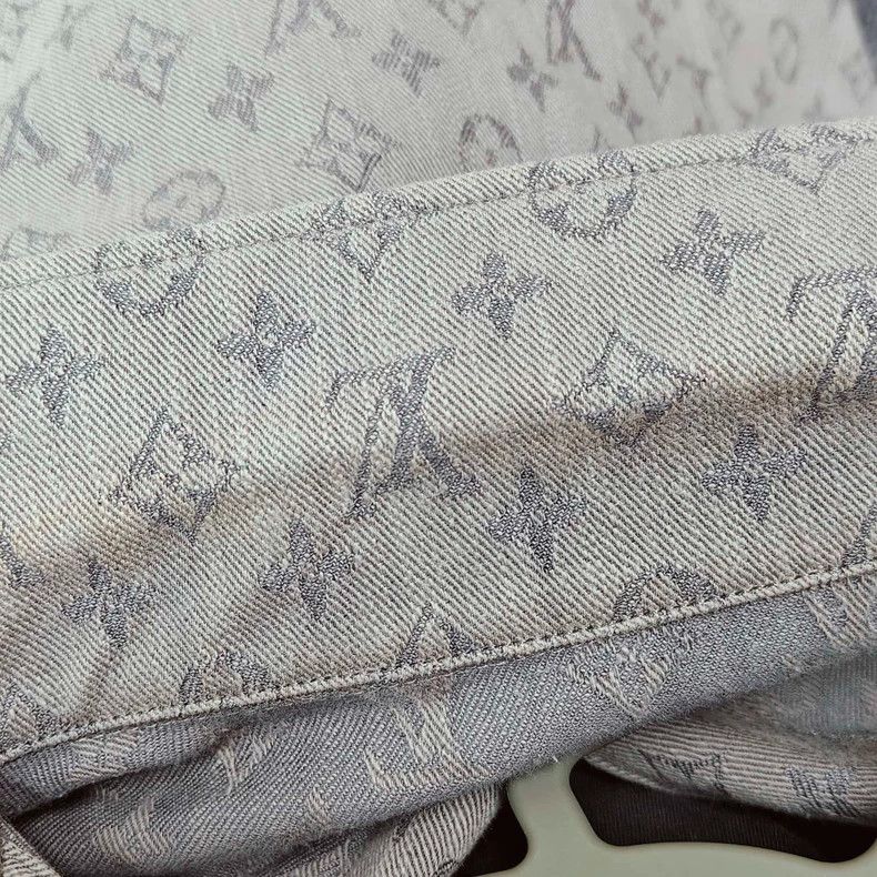 Louis Vuitton Louis Vuitton Brown and Gray Denim Jacket Size US L / EU 52-54 / 3 - 6 Thumbnail