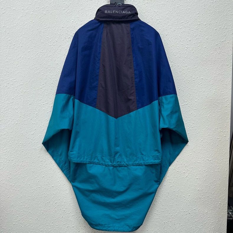 Balenciaga Balenciaga Logo Color Block Windbreaker Jacket Size US L / EU 52-54 / 3 - 2 Thumbnail