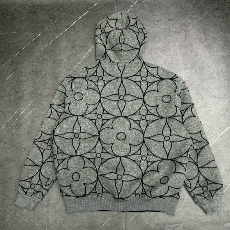 Louis Vuitton Louis Vuitton Black Zipper Hoodie Jacket Size US XXL / EU 58 / 5 - 6 Thumbnail