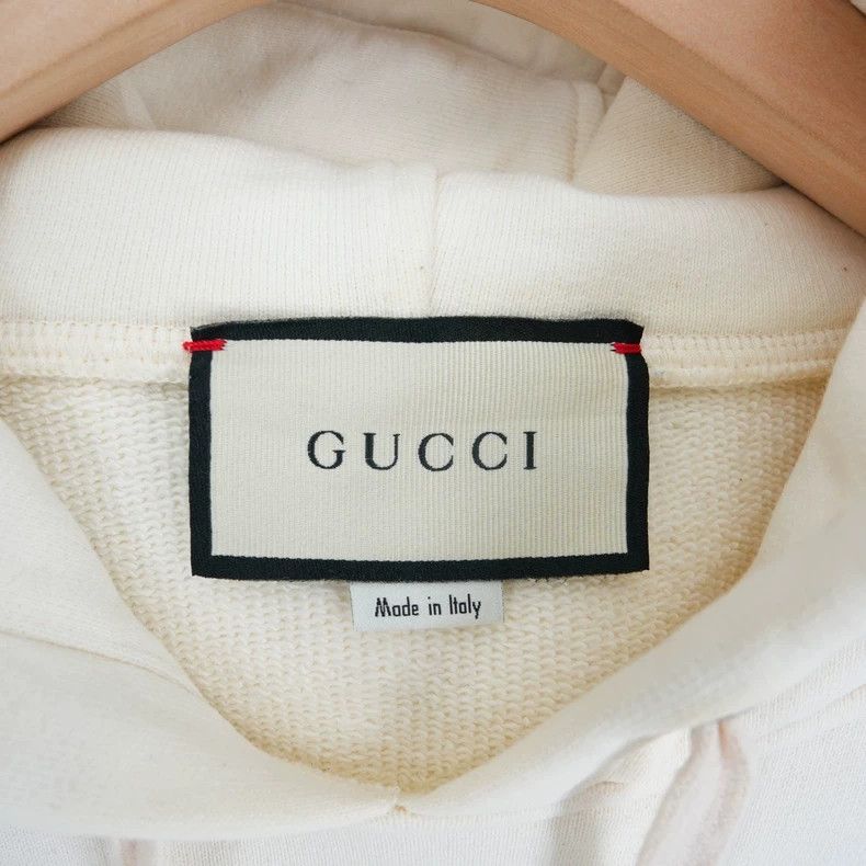 Gucci Gucci Strawberry Print Hooded Sweatshirt Size US L / EU 52-54 / 3 - 3 Thumbnail
