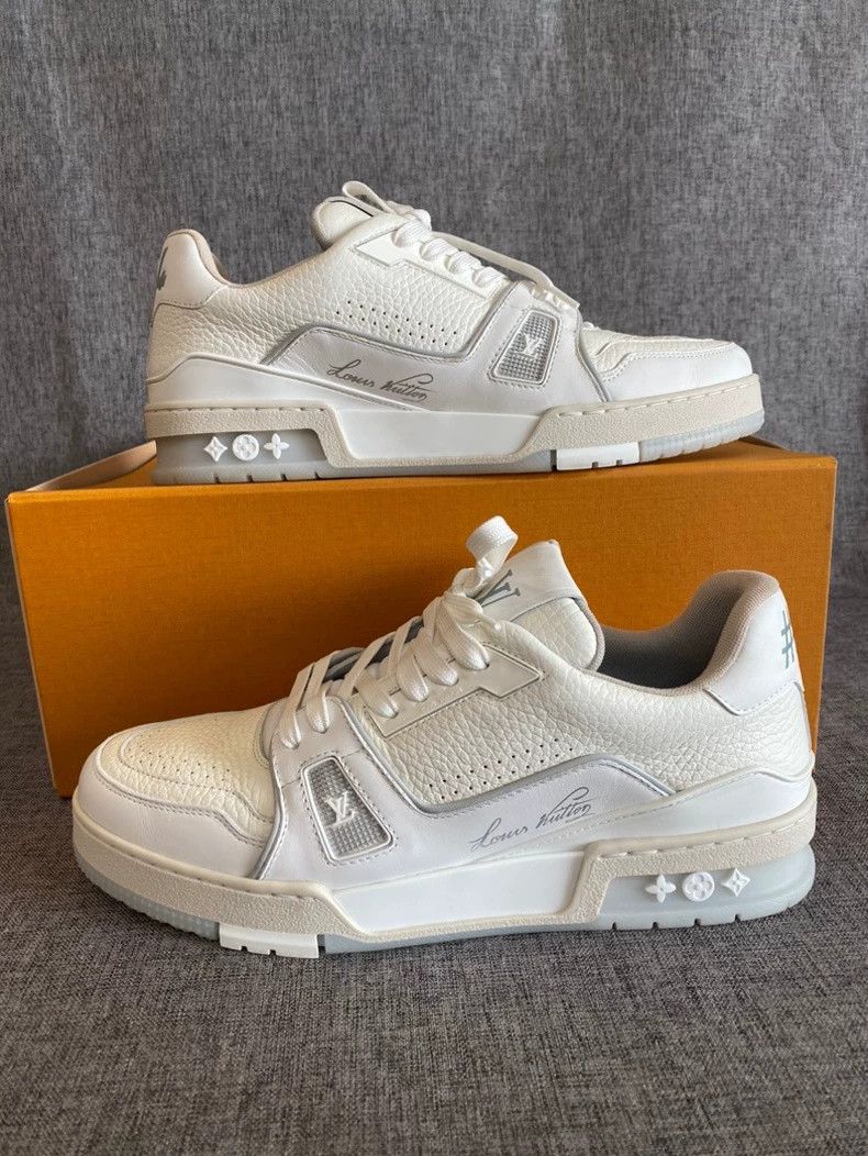 Louis Vuitton LOUIS VUITTON Trainer White Sports Sneakers-yf Size US 7 / EU 40 - 2 Thumbnail