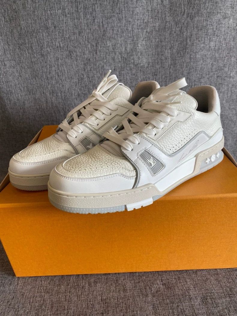 Louis Vuitton LOUIS VUITTON Trainer White Sports Sneakers-yf Size US 7 / EU 40 - 3 Thumbnail