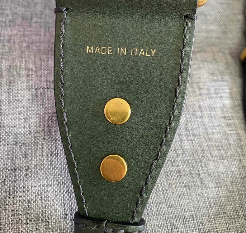 Dior Dior Green Heavy Embroidery Shoulder Strap-yf Size ONE SIZE - 5 Thumbnail