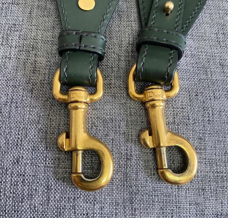 Dior Dior Green Heavy Embroidery Shoulder Strap-yf Size ONE SIZE - 6 Thumbnail