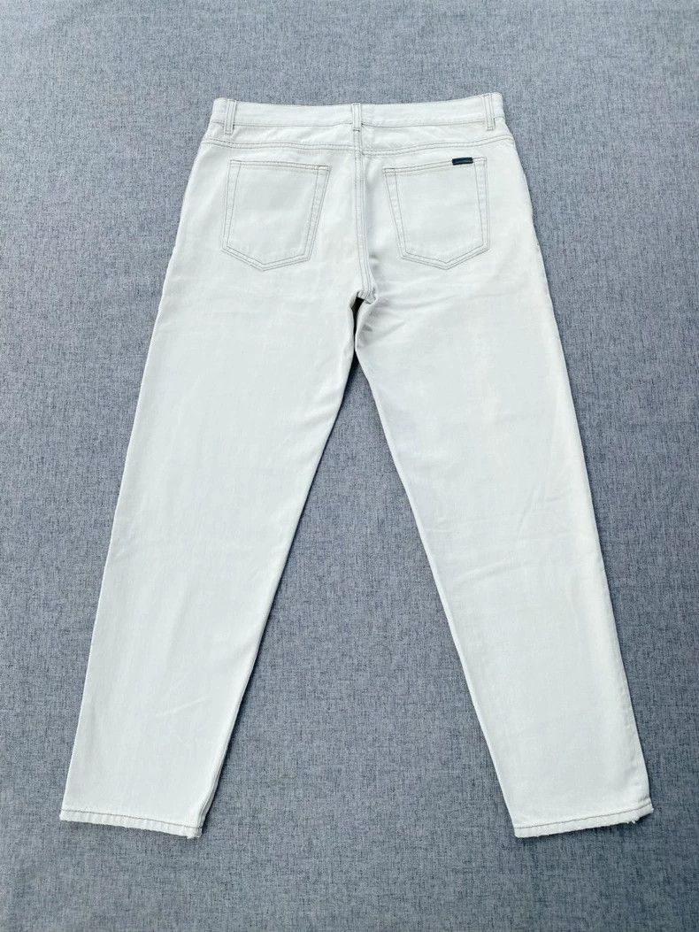 Saint Laurent Paris SAINT LAURENT Gray White Pocket Trousers-yf Size US 33 - 2 Thumbnail