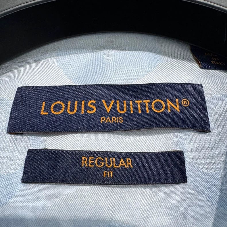 Louis Vuitton Louis Vuitton Short Sleeve Patterned Shirt-yf Size US L / EU 52-54 / 3 - 4 Thumbnail