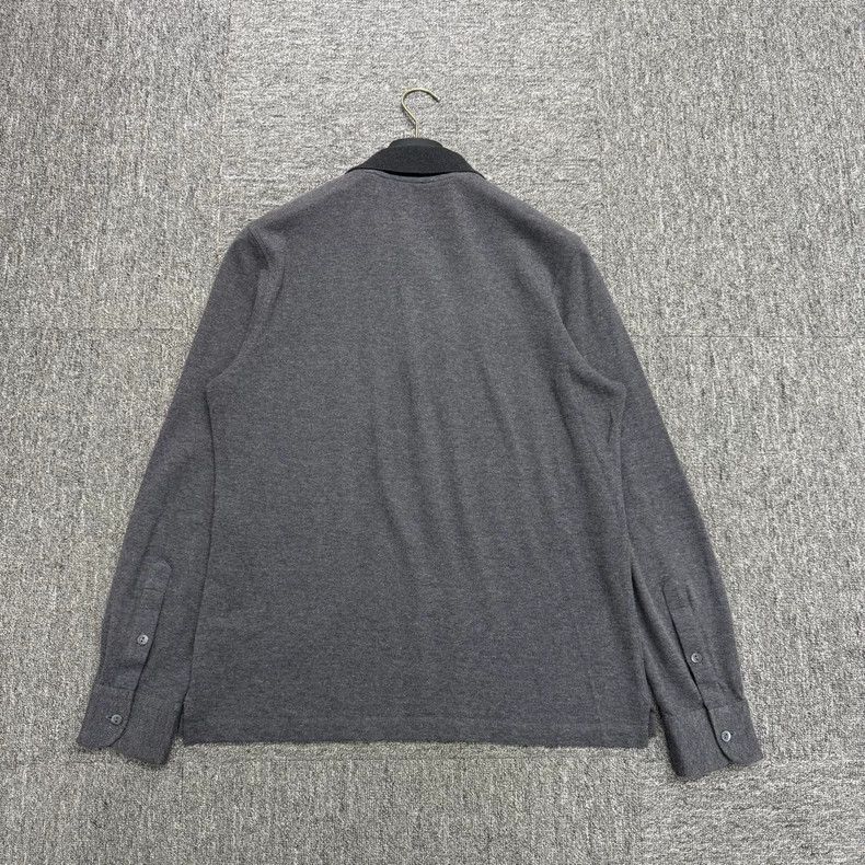 Loro Piana Long Sleeve Polo Shirt Loro Piana-yf Size US M / EU 48-50 / 2 - 2 Thumbnail
