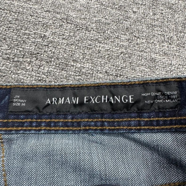Emporio Armani Armani Exchange Washed Denim Jeans Size 36-yf Size US 36 / EU 52 - 3 Thumbnail