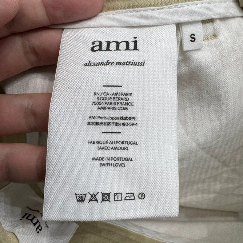 AMI Beige Cargo Pants Size S-yf Size US 27 - 4 Thumbnail