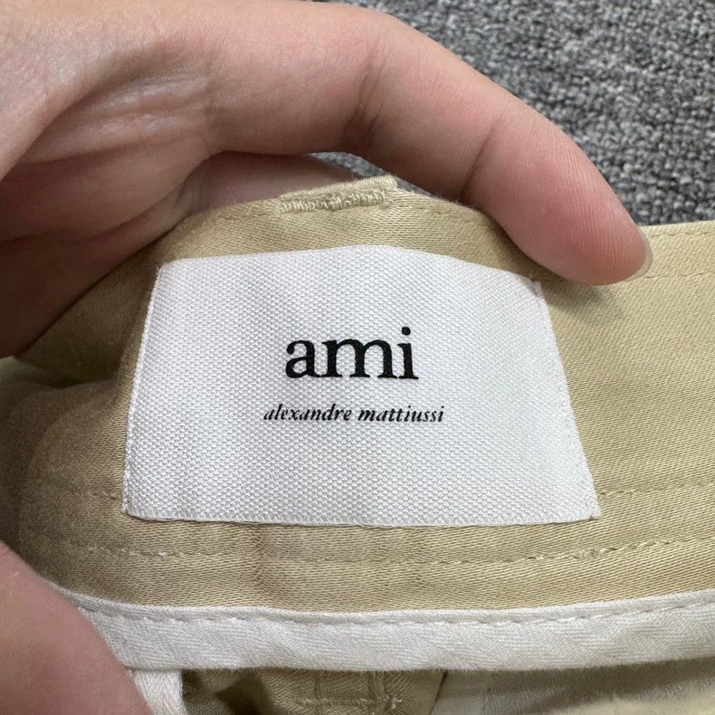 AMI Beige Cargo Pants Size S-yf Size US 27 - 3 Thumbnail