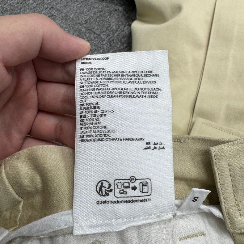 AMI Beige Cargo Pants Size S-yf Size US 27 - 5 Thumbnail