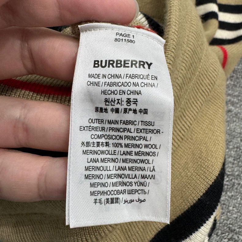 Burberry Burberry Wool Knit Striped Shorts Size S-yf Size US 27 - 4 Thumbnail