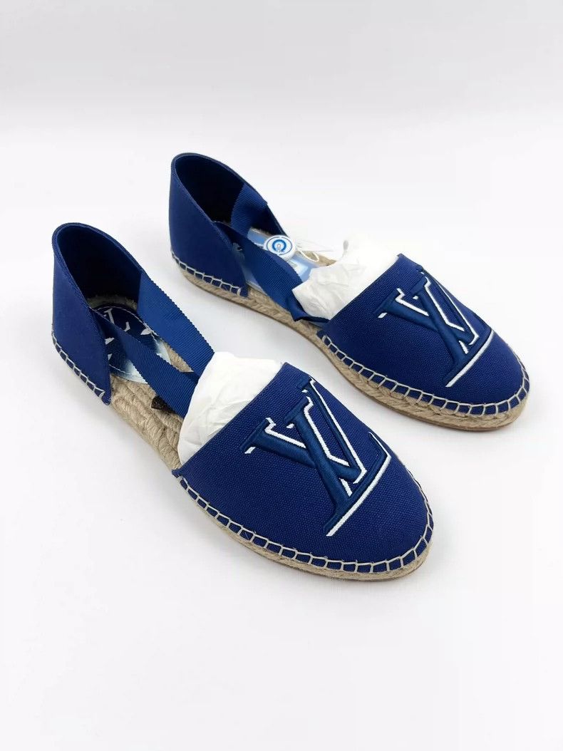 Louis Vuitton Louis Vuitton Blue Strap Fisherman Shoes-yf Size US 6 / EU 39 - 2 Thumbnail