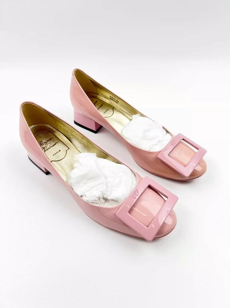 Roger Vivier Roger Vivier Pink Flat Shoes Size 35.5-yf Size US 5.5 / EU 38 - 2 Thumbnail