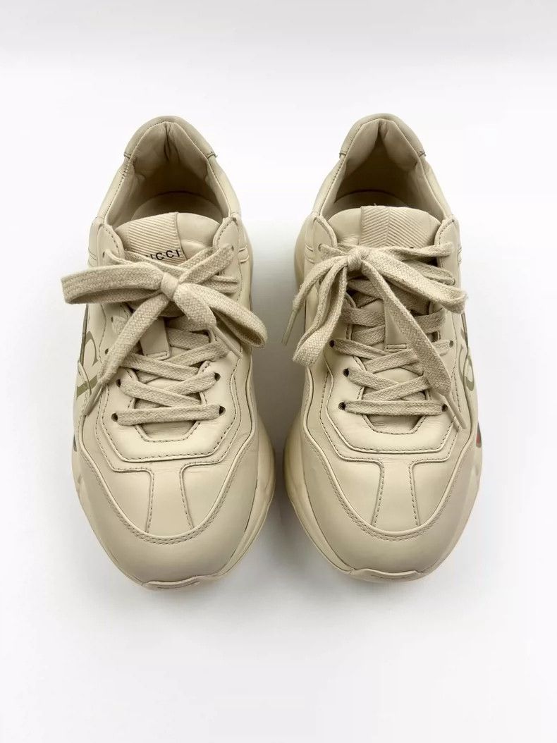 Gucci Gucci Classic Dad Sneakers in Off-White-yf Size US 5.5 / EU 38 - 3 Thumbnail