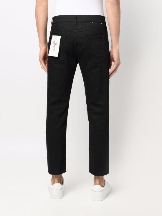 Golden Goose GOLDEN GOOSE Men Straight Pants GMP00290P000622 90100 BLACK Size US 31 - 4 Thumbnail