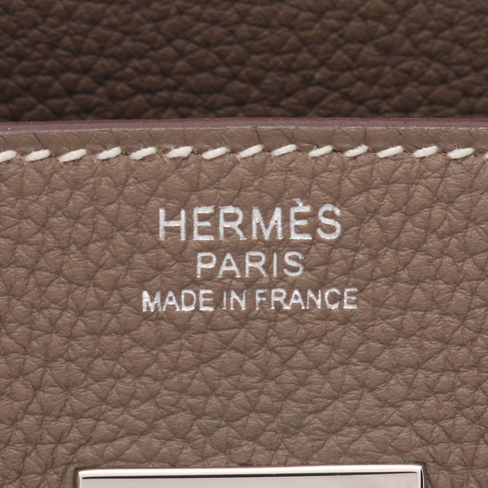Hermes Hermes Hermes Birkin 30 Togo Handbag Leather Handbag Stamp A (2017) Size ONE SIZE - 4 Thumbnail